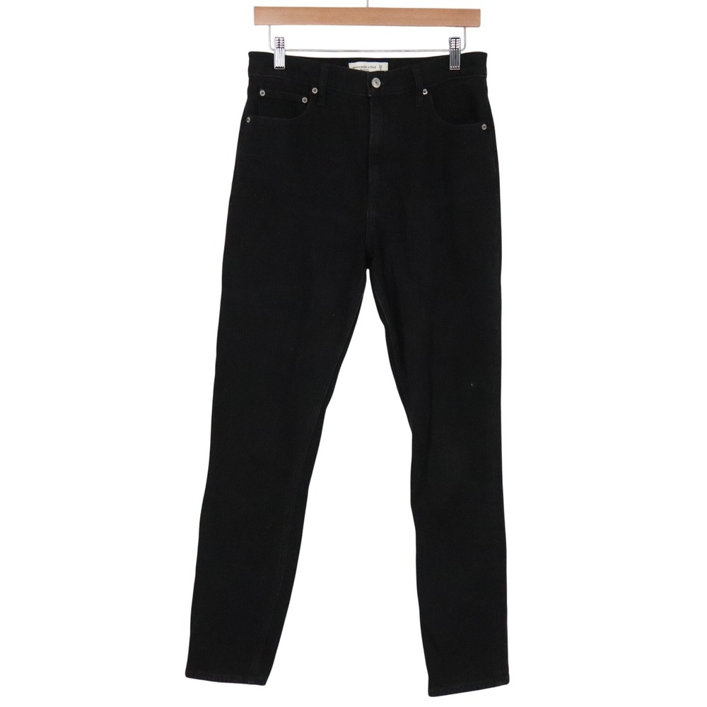 Abercrombie & Fitch Jeans Womens 28 The Skinny High Rise Black Stretch Excellent